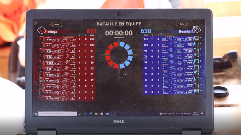 Tableau des scores